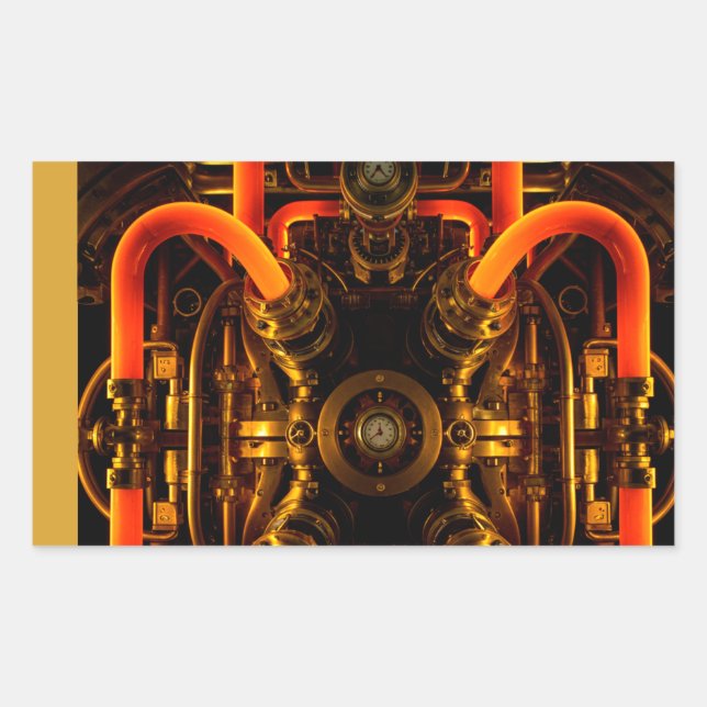 Retangular Adesivo Transparente Personalizado – Texto ou  (Frente)