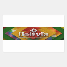 Retangular Adesivo unidos hacia el bicentenario