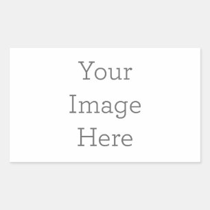 Retangular Crie seu próprio adesivo de retângulo