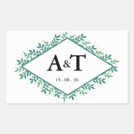 Retangular Evergreen - Adesivo