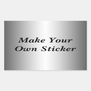 Retangular Faça seu próprio adesivo