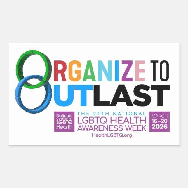 Retangular Organize para Superar Adesivo (Frente)