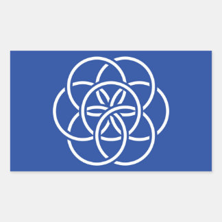 Retangular Sinalizador Planeta Terra - Adesivo