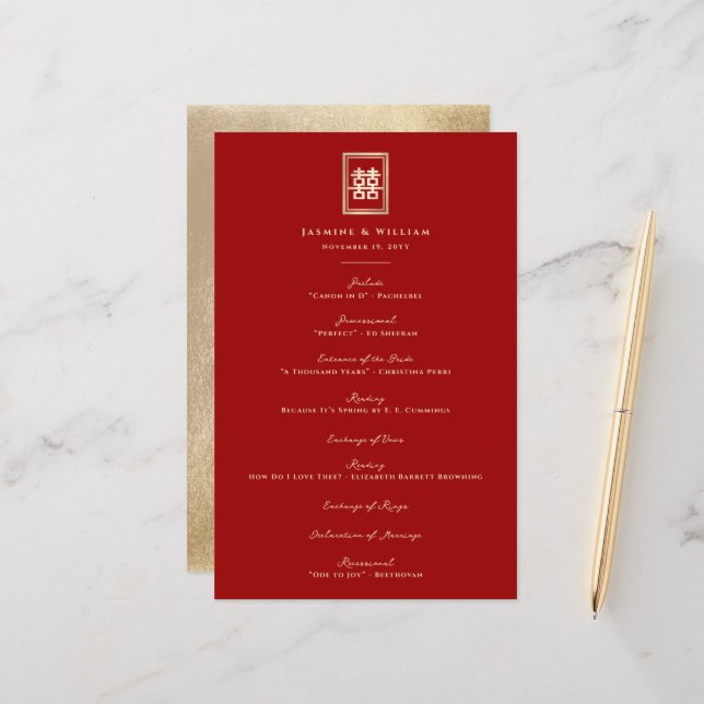 Retângulo Dupla Felicidade - Programa Casamento Ch (Frente/Verso In Situ)