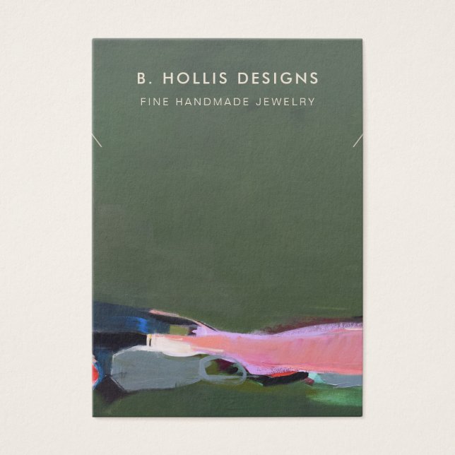 Retentor de Abstrato de Colar Artístico (Frente)