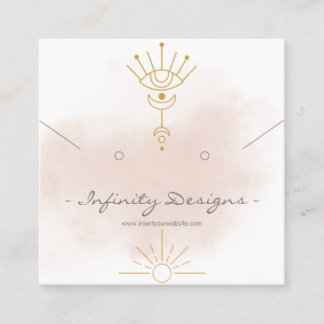 Retentor de cartão de visita e Colar