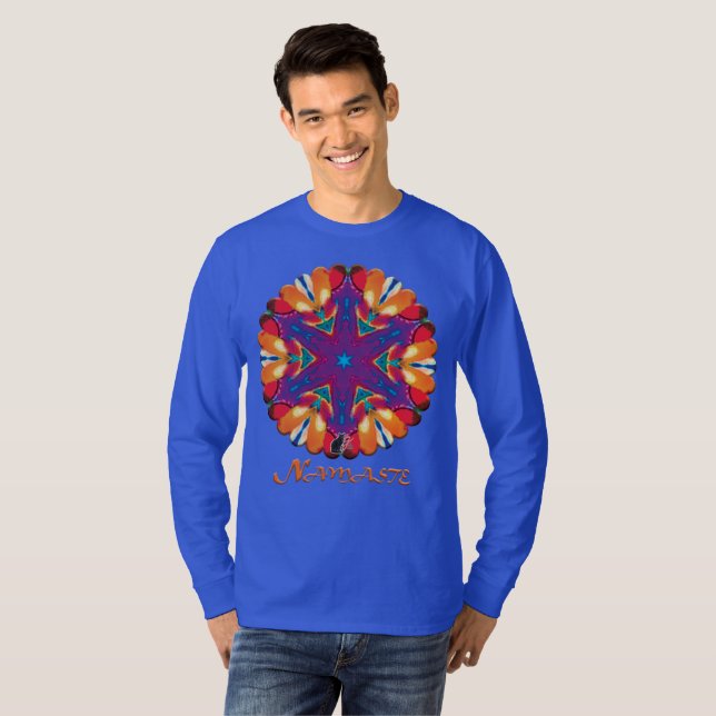 Reticule Namaste Kaleidoscope T-Shirt (Frente Completa)