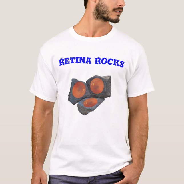 Retina Rocks Mens T-Shirt (Frente)