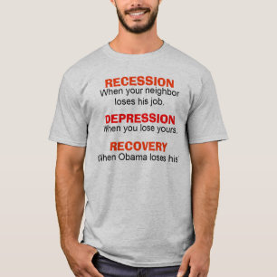 Retirada, depressão, recuperação - t-shirt cómico