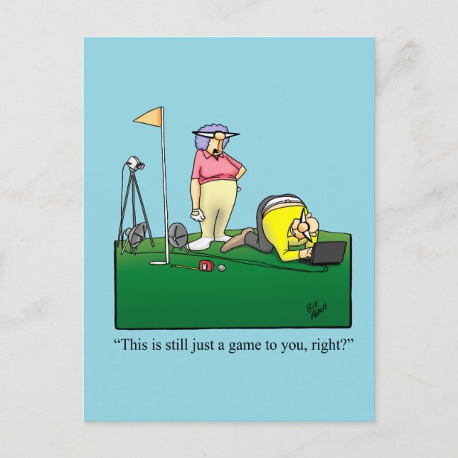 Retirada Engraçada Humor Cartão postal "Espectickl (Frente)