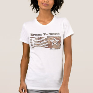 Retorne ao t-shirt do remetente - os tanques das