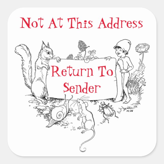 Retorno Correto Para O Autocolante (Frente)