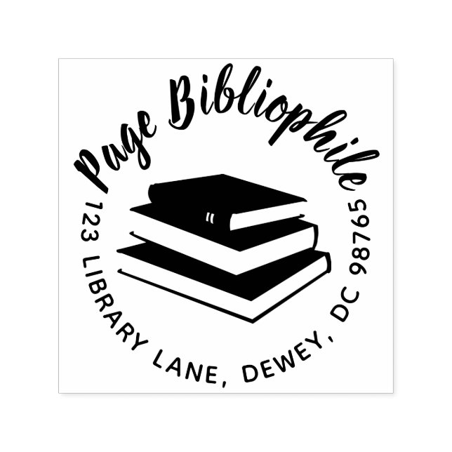 Retorno Redondo de Autosincronia Endereço Carimbo (Design)