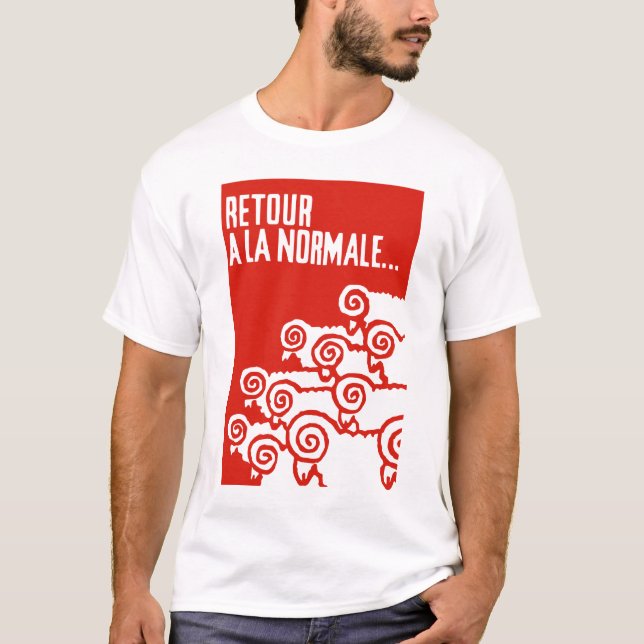 retour um t-shirt do normale 1 do la (Frente)