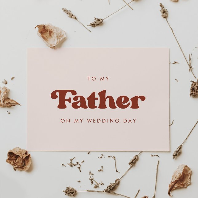 Retrair pêssego ao meu pai no meu cartão do dia do (Criador carregado)