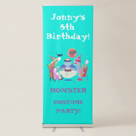Retrátil Banner de stand-up Frankie de aniversário feliz