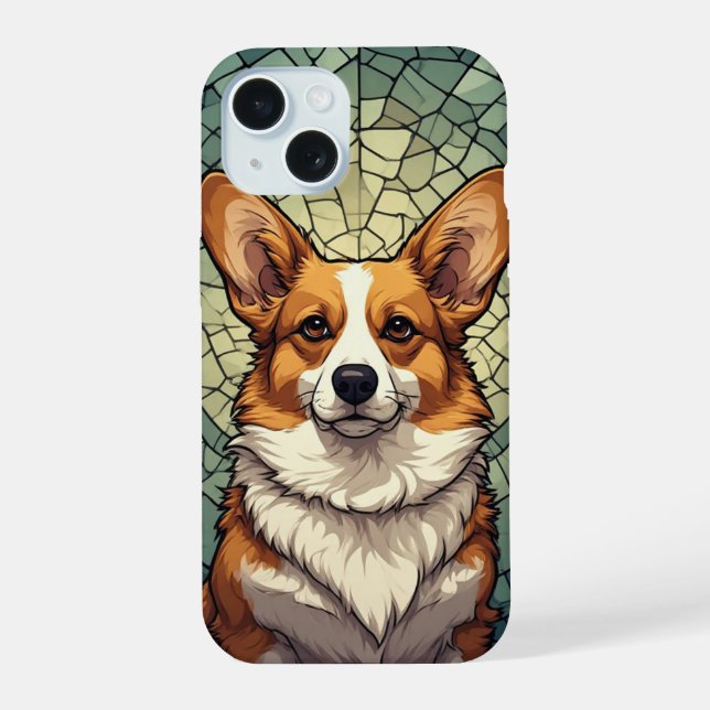 🐶 Retrato Amigável de Corgi ✨ Amante de Cachorro  (Verso)