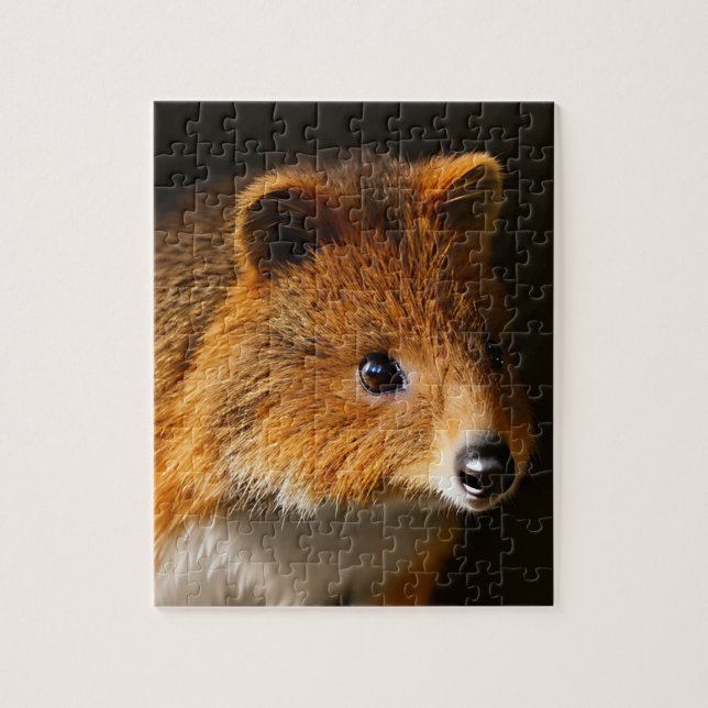 Retrato australiano Quokka, Quebra-cabeça de serra (Vertical)
