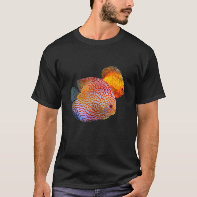 Retrato da Camisa de Pesca de Disco (Frente)