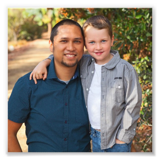 Retrato da família Foto quadrada 6x6 (Frente)