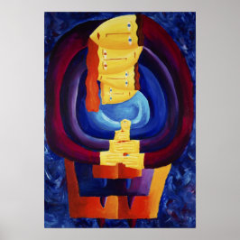 Retrato da Família Retrato Moderno Impressão de Pi