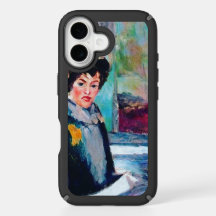 Retrato da Mulher Vintage com fundo de Abstrato