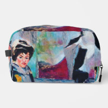 Retrato da Mulher Vintage com fundo de Abstrato