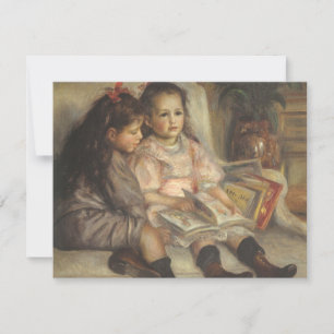 Retrato das Crianças Caillebotte por Pierre Renoir