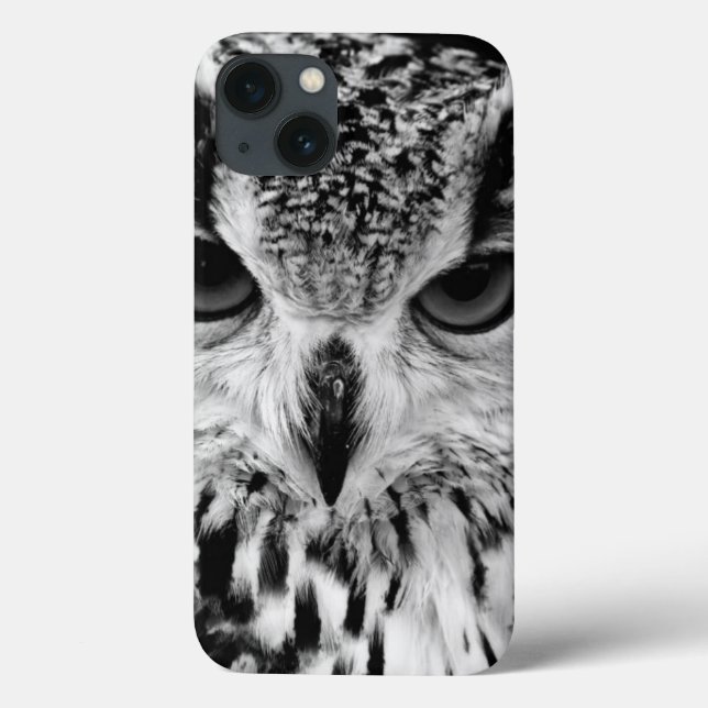 Retrato De Agle-owl Eurasiano Fechado (Verso)