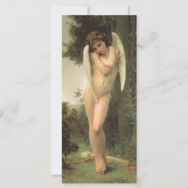 Retrato de Anjo Cupido (Cupidon) por Bouguereau (Frente)