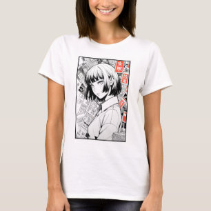 Retrato de Arte Manga T-Shirt
