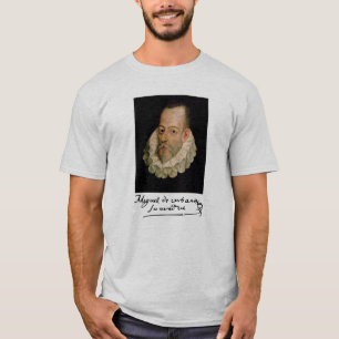 Retrato de Cervantes e T-Shirt Signature