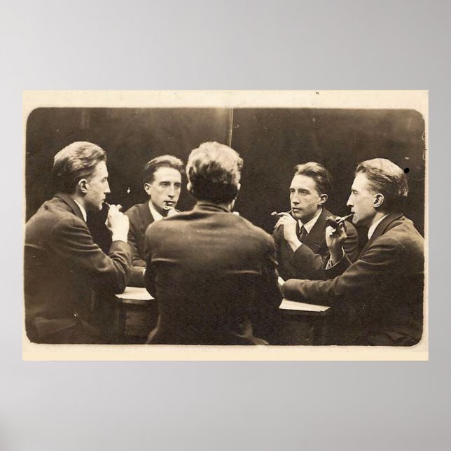 Retrato de Cinco Vias do Impressão de Marcel Ducha (Frente)