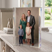 Retrato de Família Personalizado Bloco de Foto Aut