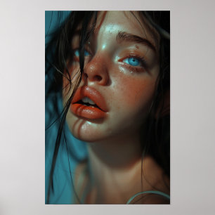 Retrato de Fechamento de uma Bela Poster
