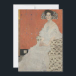Retrato de Fritza Riedler por Gustav Klimt<br><div class="desc">Retrato de Fritza Riedler (1906) por Gustav Klimt é uma pintura de retrato de arte vitoriana do simbolismo das artes plásticas. Fritza Riedler está sentada em uma cadeira de braço decorada com motivos dourados e prateados em forma de olho. Os quadrados ouro e prata repetem-se na parede de trás. Sobre...</div>
