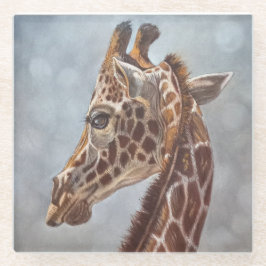 Retrato de Girafa Elegante