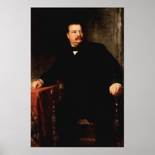 Retrato de GROVER CLEVELAND pelo impressão de