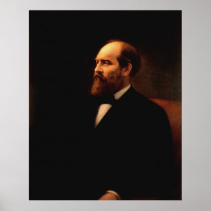 Retrato de JAMES A. GARFIELD pelo impressão de