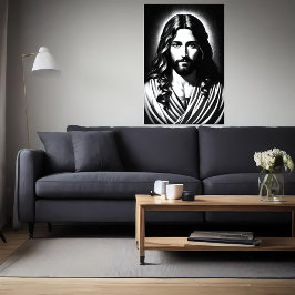 Retrato de Jesus Cristo | AI Art Poster