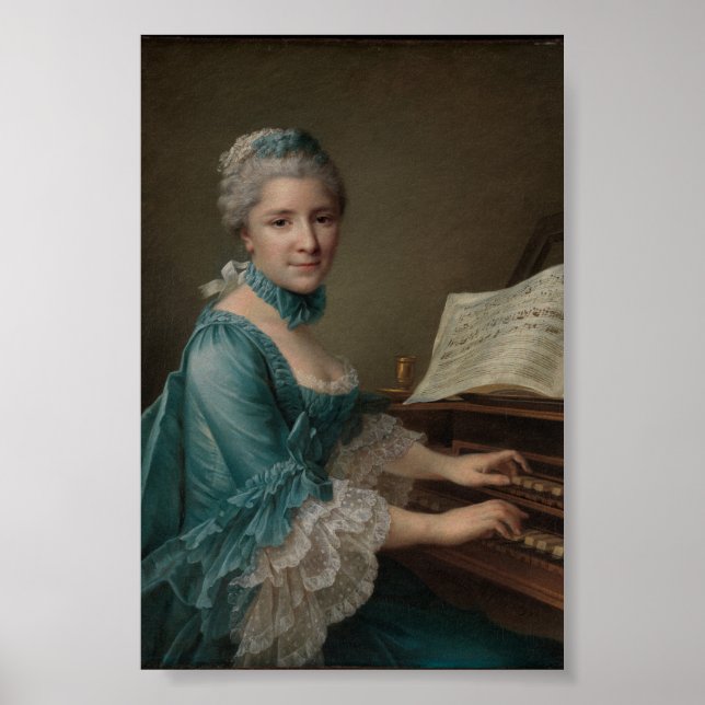 Retrato de Justine Favart Poster (Frente)