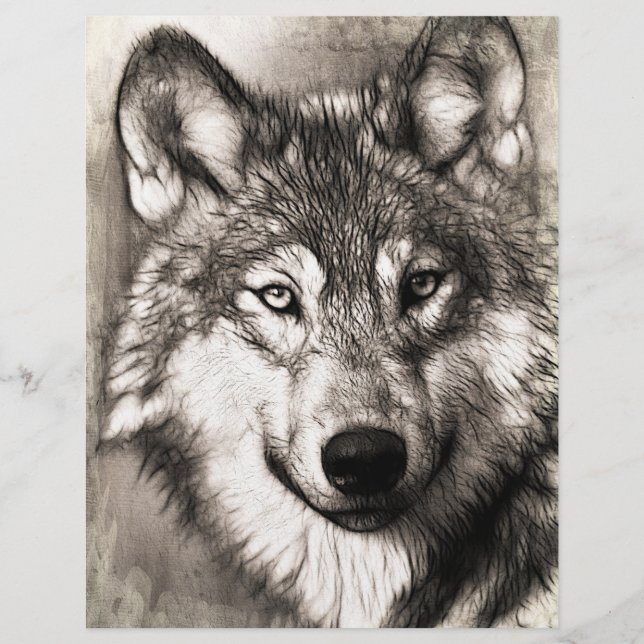 Retrato de lobo (Frente)