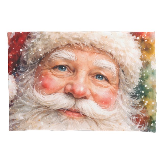 Retrato de Natal Alegre do Papai Noel  (Frente)