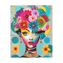 retrato de pop art