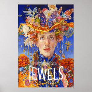 Retrato de Senhora de Fantasia Impressão de Arte C