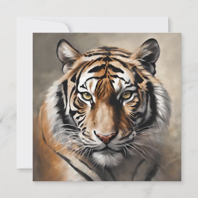 Retrato de Tigre Majestoso (Frente)
