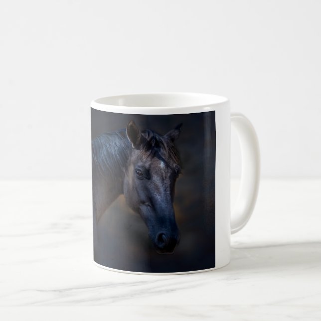 Retrato de uma caneca de cavalo (Frente Esquerda)