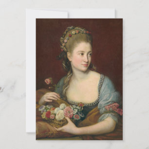 Retrato de uma Senhora como Flora   Pompeo Batoni