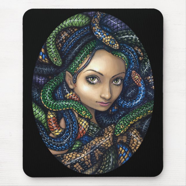 "Retrato do Medusa" Mousepad (Frente)