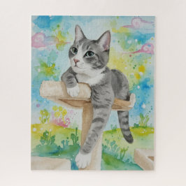 Retrato do Quebra-Cabeça do Gato